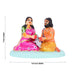 Krishna Murti With Vasudev Devaki Clay Golu Bommai- 7 X 9.5 Inches | Giri Golu Doll/Navaratri Golu Bommai/Gombe - Clay Kolu Bommai