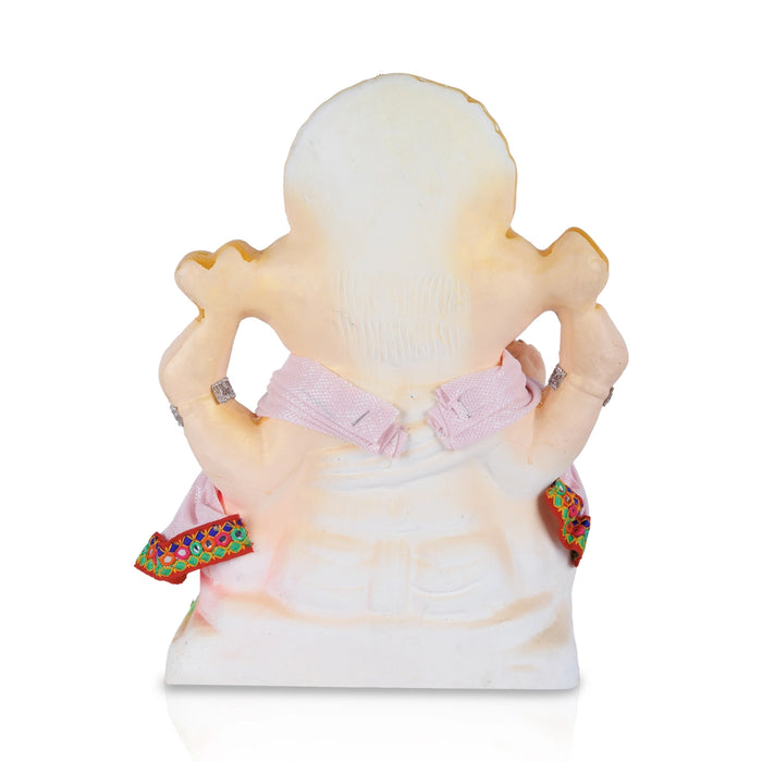 Decorative Ganesha Statue - 16 x 11 Inches | Giri Clay Golu Bommai/ Ganapati Idol For Vinayaka Chaturthi