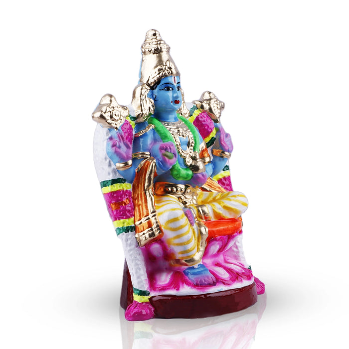 Dhanvantari Clay Golu Bommai - 9 x 5 Inches | Giri Golu Doll/ Navaratri Golu Bomma/Gombe/Bommai