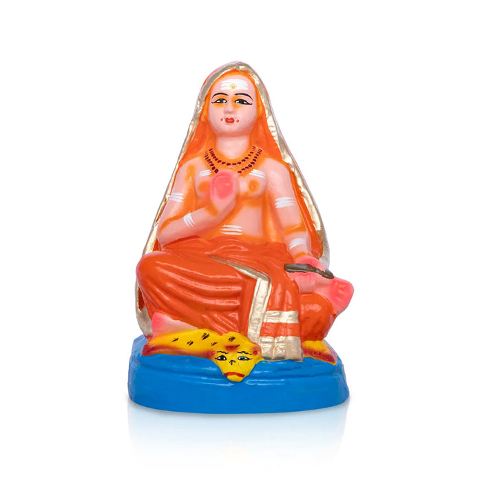 Adi Shankara Clay Golu Bommai – 9 X 6 Inches | Giri Golu Doll / Navaratri Golu Bomma / Gombe / Bommai