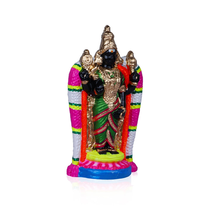 Thirukadaiyur Abirami Clay Golu Bommai - 11 x 5.5 Inches | Giri Golu Doll/ Navaratri Golu Bomma/Gombe/Bommai