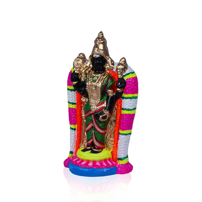 Thirukadaiyur Abirami Clay Golu Bommai - 11 x 5.5 Inches | Giri Golu Doll/ Navaratri Golu Bomma/Gombe/Bommai