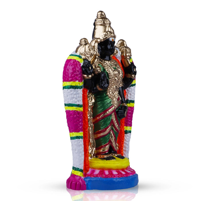 Thirukarukavur Karparatchambigai Clay Golu Bommai - 11 x 5.5 Inches | Giri Golu Doll/ Navaratri Golu Bomma/Gombe