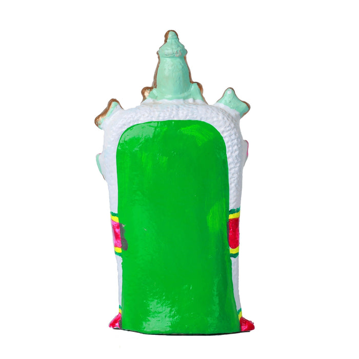 Vishnu Durga Clay Golu Bommai - 12 x 5 Inches | Giri Golu Doll/ Navaratri Golu Bomma/ Gombe/ Bommai - Clay Kolu Bommai