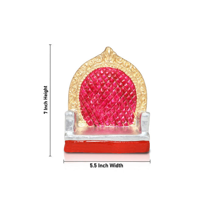 60th Marriage Clay Golu Bommai Set - 7 x 5.5 Inches | Giri Golu Doll/ Navaratri Golu Bomma/ Gombe/ Bommai - Clay Kolu Bommai