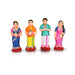 60th Marriage Clay Golu Bommai Set - 7 x 5.5 Inches | Giri Golu Doll/ Navaratri Golu Bomma/ Gombe/ Bommai - Clay Kolu Bommai