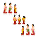60th Marriage Clay Golu Bommai Set - 7 x 5.5 Inches | Giri Golu Doll/ Navaratri Golu Bomma/ Gombe/ Bommai - Clay Kolu Bommai