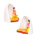 Upanayanam Clay Golu Bommai Set - 6 inches / Golu Doll / Navaratri Golu Bomma / Gombe / Bommalu - Clay Kolu Bommai