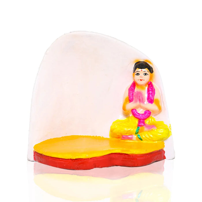 Upanayanam Clay Golu Bommai Set - 6 inches / Golu Doll / Navaratri Golu Bomma / Gombe / Bommalu - Clay Kolu Bommai