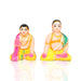Upanayanam Clay Golu Bommai Set - 6 inches / Golu Doll / Navaratri Golu Bomma / Gombe / Bommalu - Clay Kolu Bommai