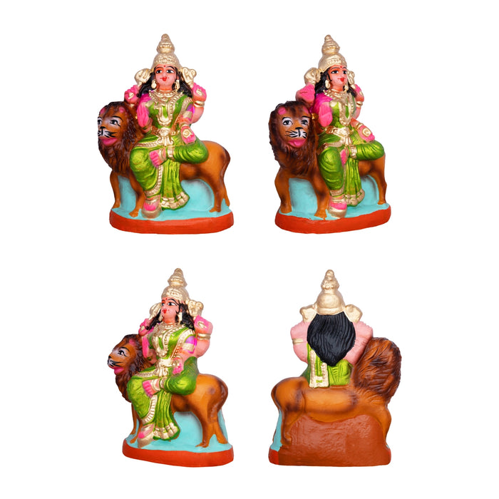 Saptha Matha Clay Golu Bommai Set - 9 x 6 Inches | Giri Golu Doll/ Navaratri Golu Bomma/Gombe/Bommai