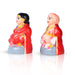 Thatha Paati Clay Golu Bommai Pair - 5 X 3 Inches | Giri Golu Doll/ Navaratri Golu Bomma/ Gombe/ Bommai - Clay Kolu Bommai