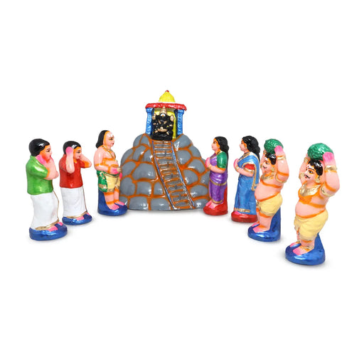 Trichy Uchi Pillaiyar Clay Golu Bommai - 15 inches / Golu Doll / Navaratri Golu Bomma / Gombe / Bommalu - Clay Kolu Bommai