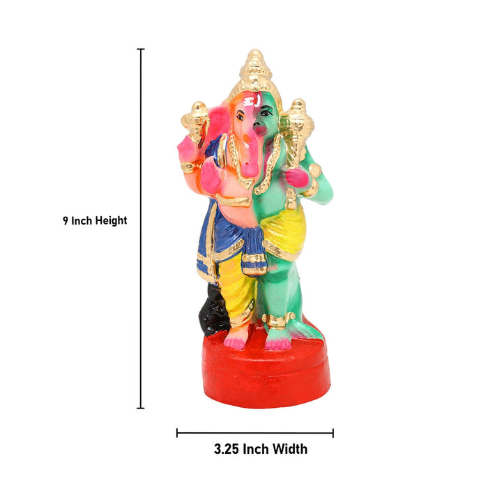 Adhyantha Prabhu Clay Golu Bommai - 9 x 3.25 Inches | Giri Golu Doll/ Navaratri Golu Bomma/Gombe/Bommai