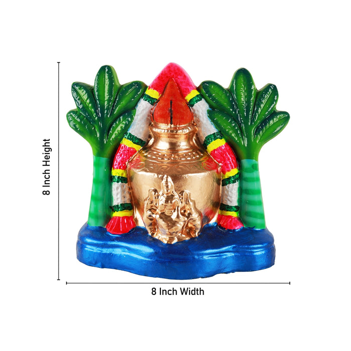 Kalasham Clay Golu Bommai - 8 X 7 Inches | Giri Golu Doll/ Navaratri Golu Bomma/ Gombe/ Bommai - Clay Kolu Bommai