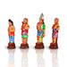 Saiva Naalvar Clay Golu Bommai Set - 10 X 3 Inches | Giri Golu Doll/ Navaratri Golu Bomma/ Gombe/ Bommai - Clay Kolu Bommai