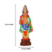 Saiva Naalvar Clay Golu Bommai Set - 10 X 3 Inches | Giri Golu Doll/ Navaratri Golu Bomma/ Gombe/ Bommai - Clay Kolu Bommai