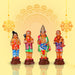 Handcrafted Navaratri Golu inspired by Indian culture, perfect for golu bommai set