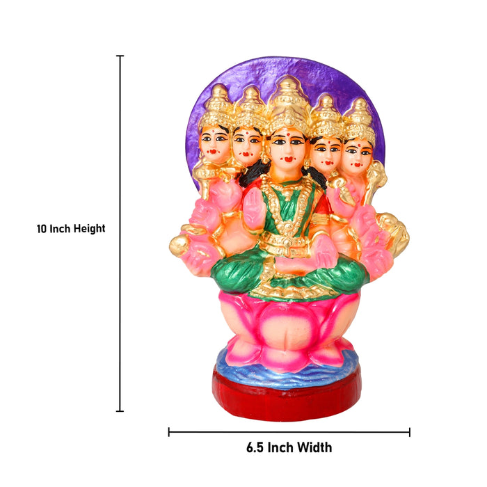 Gayatri Clay Golu Bommai - 10 x 6.5 Inches | Giri Golu Goll/ Navartri Kolu Bomma/ Bommalu/ Gombe
