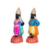 Panduranga Rukmini Clay Golu Bommai Pair - 11 x 4 Inches | Giri Golu Doll/ Navaratri Golu Bomma/Gombe/Bommai - Clay Kolu Bommai