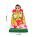 Pen Mappillai Clay Golu Bommai Pair - 7 x 4 Inches | Giri Golu Doll/ Navaratri Golu Bomma/Gombe/Bommai - Clay Kolu Bommai