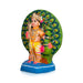 Thogai Murugan Clay Golu Bommai - 11 x 8 Inches | Giri Golu Doll/ Navaratri Golu Bomma/Gombe/Bommai - Clay Kolu Bommai