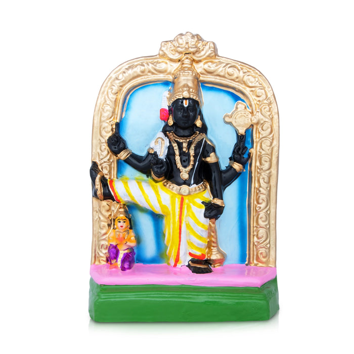 Ulagalantha Perumal Clay Golu Bommai - 10 x 7.5 Inches | Giri Golu Doll/ Navaratri Golu Bomma/Gombe/Bommai