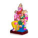 Lakshmi Narasimhar Clay Golu Bommai - 11 x 6 Inches | Giri Golu Doll/ Navaratri Golu Bomma/Gombe/Bommai - Clay Kolu Bommai