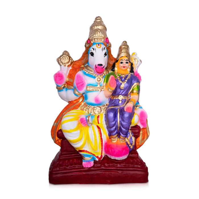 Lakshmi Hayagreevar Clay Golu Bommai - 11 x 6 Inches | Giri Golu Doll/ Navaratri Golu Bomma/Gombe/Bommai