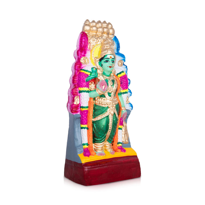 Meenakshi Gopuram Clay Golu Bommai - 12 x 5.5 Inches | Giri Golu Doll/ Navaratri Golu Bomma/Gombe/Bommai