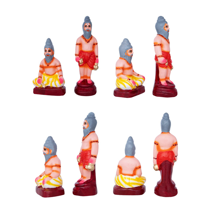 Srinivasa Kalyanam Clay Golu Bommai Set - 12 x 11 Inches | Giri Golu Doll/ Navaratri Golu Bomma/Gombe/Bommai - Clay Kolu Bommai