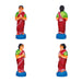 Village Clay Golu Bommai Set - 6 x 5 Inches | Giri Golu Doll/ Navaratri Golu Bomma/ Gombe/ Bommai - Clay Kolu Bommai