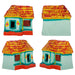 Village Clay Golu Bommai Set - 6 x 5 Inches | Giri Golu Doll/ Navaratri Golu Bomma/ Gombe/ Bommai - Clay Kolu Bommai