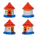 Village Clay Golu Bommai Set - 6 x 5 Inches | Giri Golu Doll/ Navaratri Golu Bomma/ Gombe/ Bommai - Clay Kolu Bommai