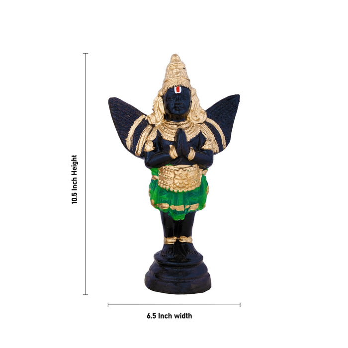 Garuda Hanuman Clay Golu bommai - 10.5 x 6.5 Inches | Giri Golu Doll/ Navaratri Golu Bommai/ Gombe/ Bommalu