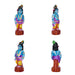 Krishna Leela Clay Golu Bommai Set - 7.5 x 5.5 Inches | Giri Golu Doll/ Navaratri Golu Bomma/ Gombe/ Bommai - Clay Kolu Bommai