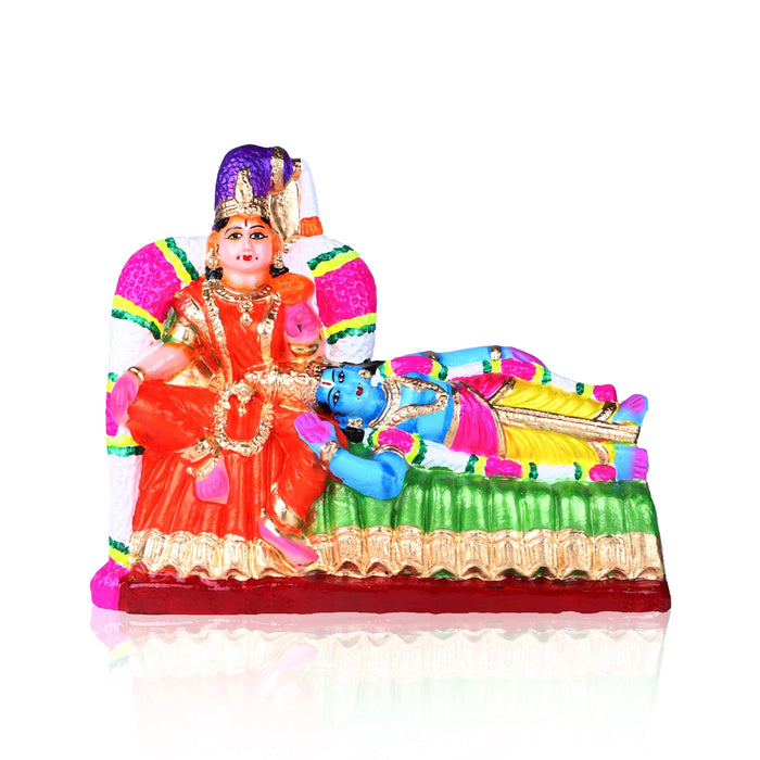 Andal Rangamannar Clay Golu Bommai - 9 x 11 Inches | Giri Golu Doll/ Navaratri Golu Bomma/Gombe/Bommai - Clay Kolu Bommai
