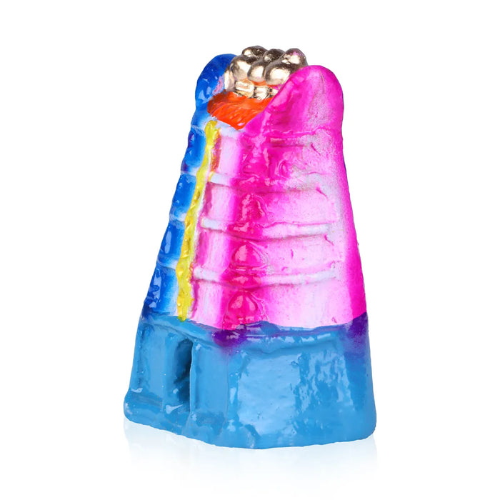 Gopuram Clay Golu Bommai - 4 inches / Golu Doll / Navaratri kolu Bomma / Gombe / Bommalu - Clay Kolu Bommai
