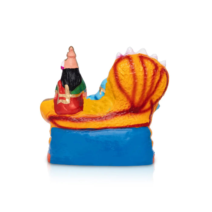 Ranganathar with Lakshmi Paper Mache Golu Bommai – 9 X 8 Inches | Giri Golu Doll / Navaratri Golu Display / Gombe / Bommai