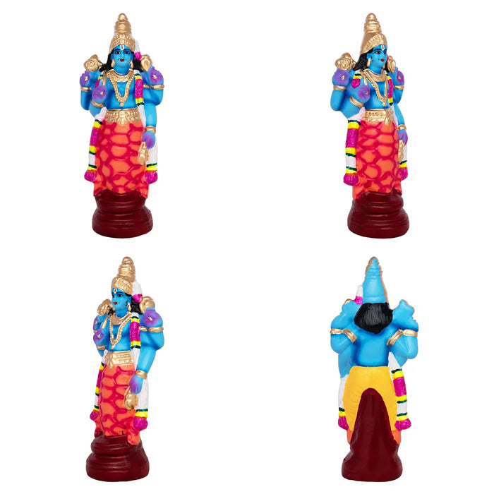 Dasavataram Set Paper Mache Golu Bommai – 10 X 4 Inches | Giri Golu Doll / Navaratri Golu Bomma / Gombe / Bommai