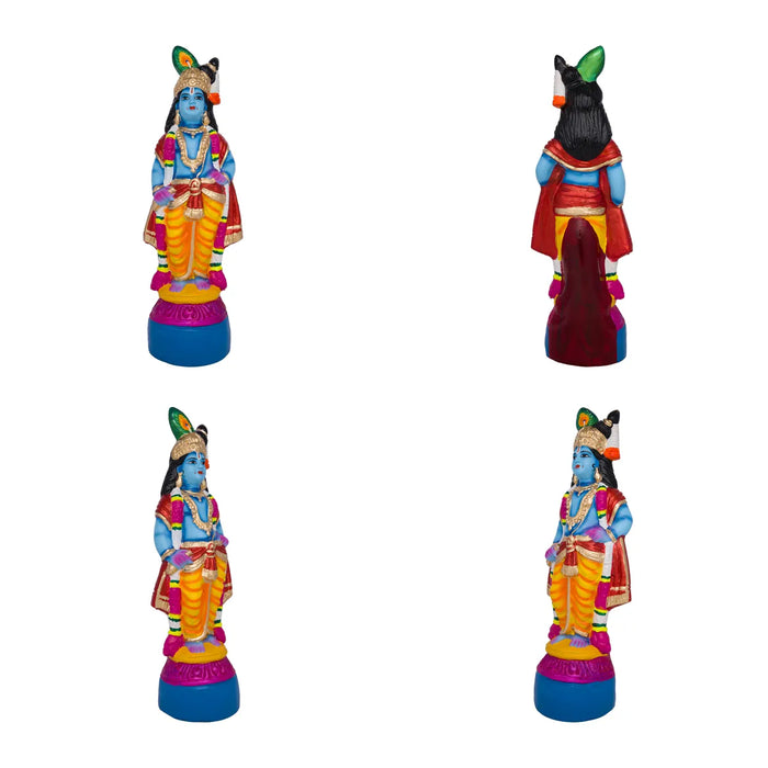 Dasavataram Set Paper Mache Golu Bommai – 17 X 6 Inches | Giri Golu Doll / Navaratri Golu Bomma / Gombe / Bommai