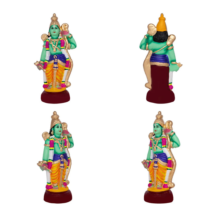 Ramar Set Paper Mache Golu Bommai – 10 X 5 Inches | Giri Golu Doll / Navaratri Golu Bomma / Gombe / Bommai