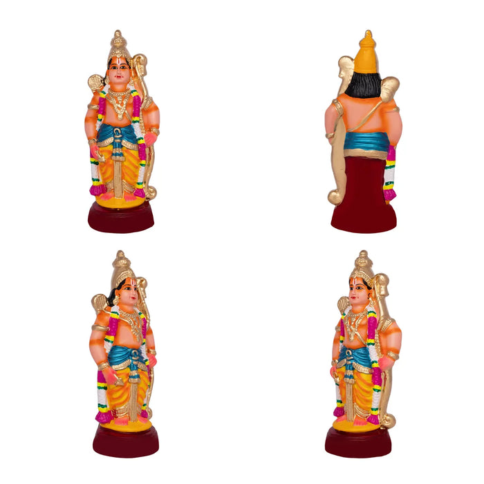 Ramar Set Paper Mache Golu Bommai – 10 X 5 Inches | Giri Golu Doll / Navaratri Golu Bomma / Gombe / Bommai