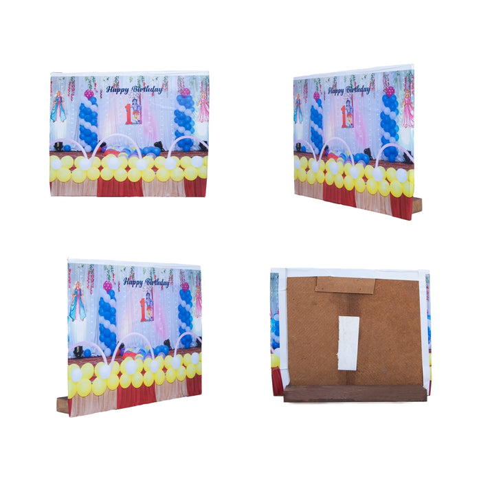 Birthday Clay Golu Bommai Set - 6 x 3 Inches | 11 Pcs/ Giri Golu Doll/ Navaratri Golu Bomma/Gombe/Bommai