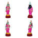 Murugan Valli Deivanai Clay Golu Bommai Set- 9.5 x 6 Inches | Giri Golu Doll/Navaratri Golu Bomma/Gombe/Bommai - Clay Kolu Bommai