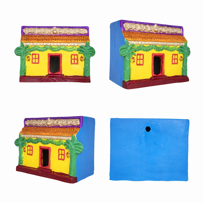 Veedu Grahapravehsam Clay Golu Bommai Set - 9 x 8 Inches | 10 Pcs/ Giri Golu Doll/ Navaratri Golu Bomma/Gombe