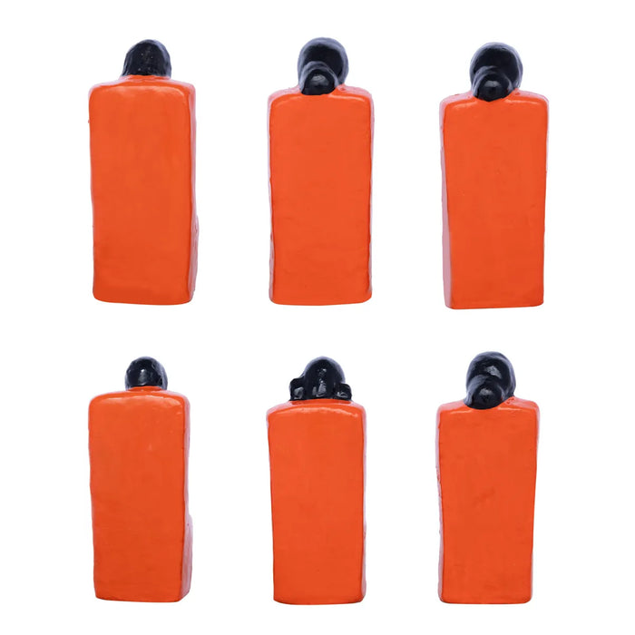 Sapadu Set Clay Golu Bommai – 5.5 X 2 Inches | Giri Golu Doll / Navaratri Golu Bomma / Gombe / Bommai