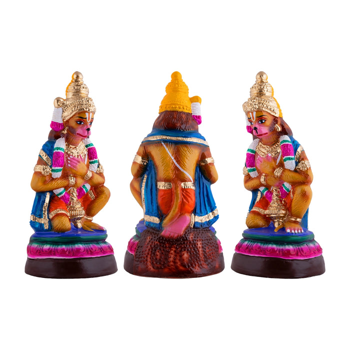 Ramar Paper Mache Golu Bommai Set - 21 x 9 Inches | Giri Golu Doll/ Navaratri Golu Bommalu/ Gombe/ Bommai