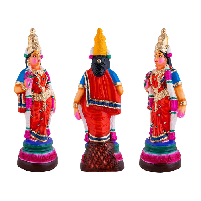 Ramar Paper Mache Golu Bommai Set - 21 x 9 Inches | Giri Golu Doll/ Navaratri Golu Bommalu/ Gombe/ Bommai