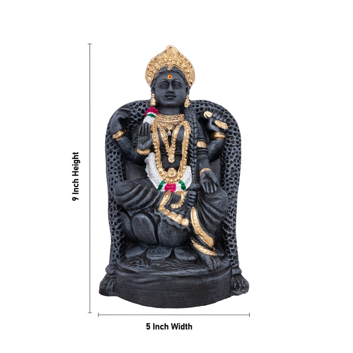 Balambigai Statue Clay Golu Bommai - 9 X 5 Inches | Giri Golu Doll/ Navaratri Golu Bomma/ Gombe/ Bommai - Clay Kolu Bommai